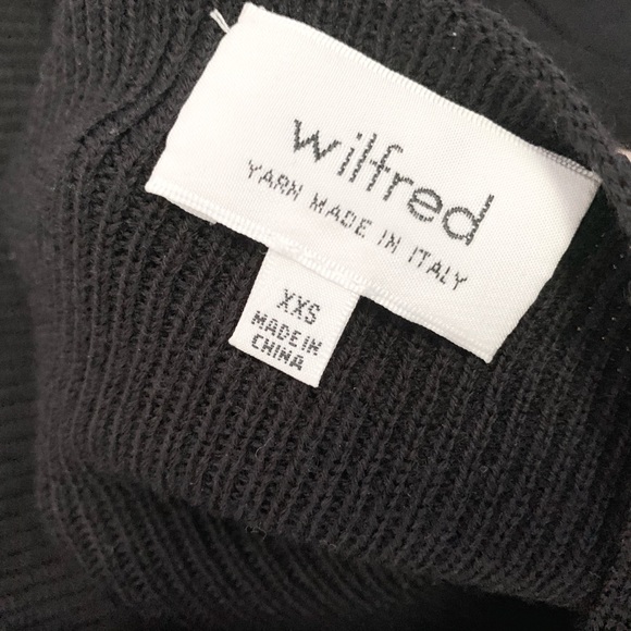 Wilfred (Black) Low Back Ribbon Tie Sweater - Picture 4 of 7